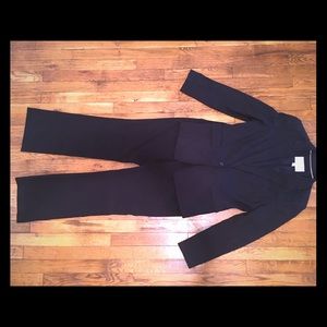 Banana Republic Dark Navy Pin Stripe Trouser Suit